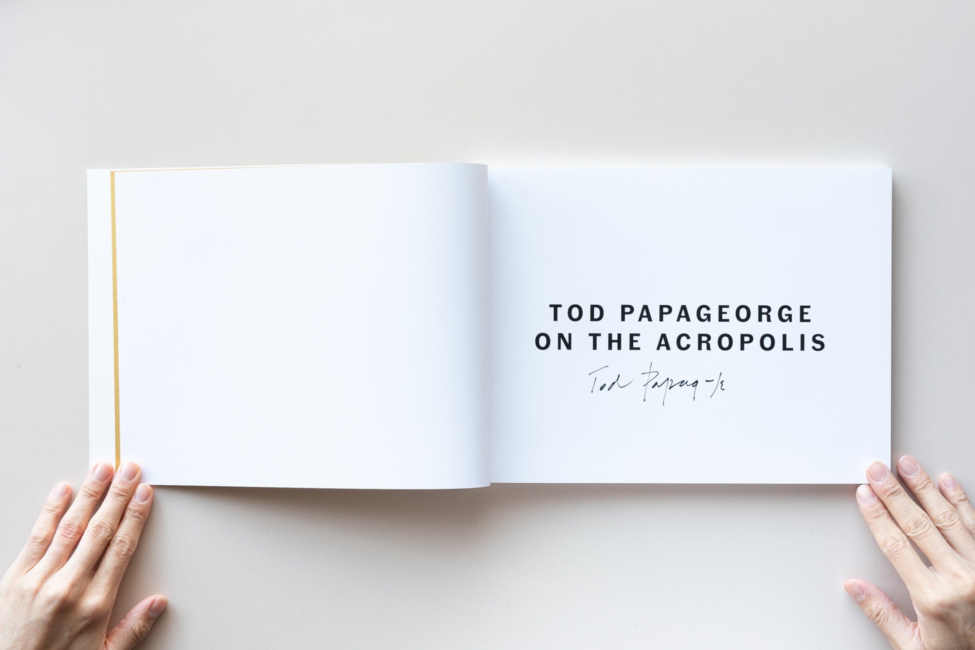 Signed) On The Acropolis by Tod Papageorge – IACK