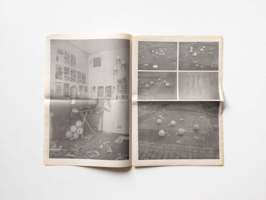 Newspaper with Fives by Mark Manders and Roger Willems