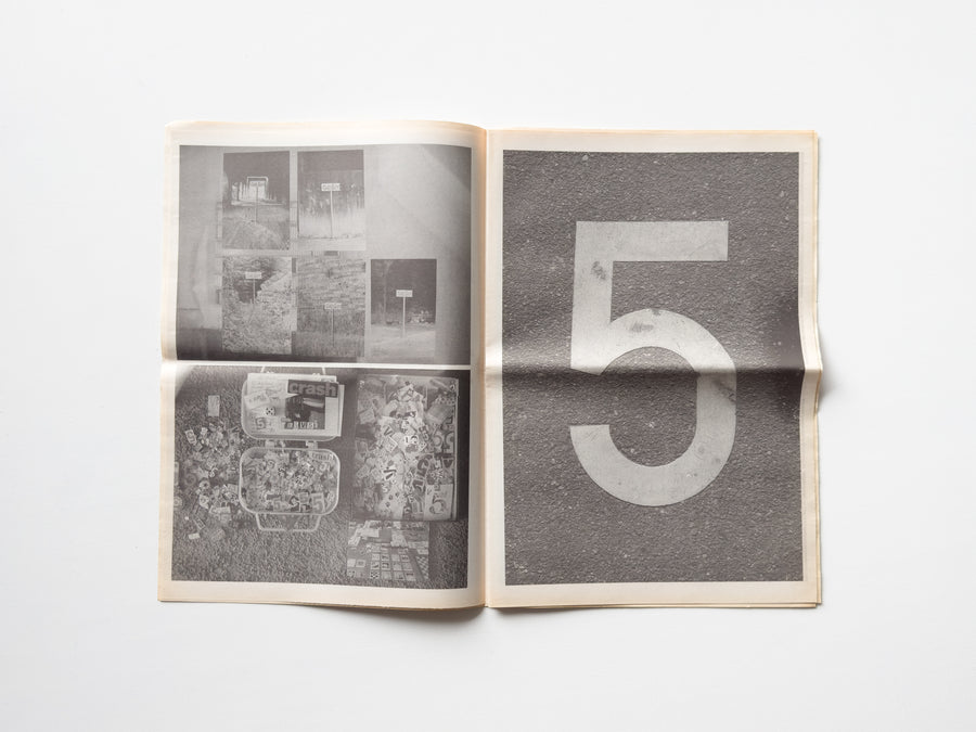 Newspaper with Fives by Mark Manders and Roger Willems