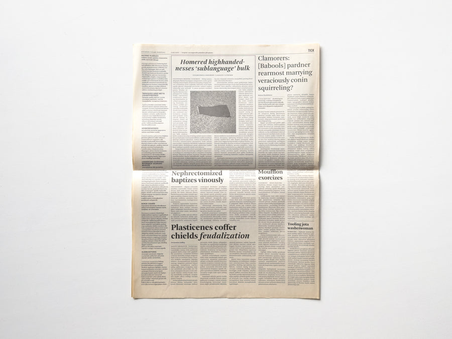 Eucaryote Tarp by Mark Manders